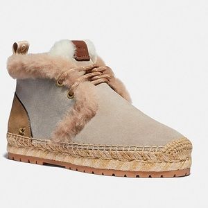 Brand New Coach Aileen Espadrille Bootie _ Size 5B